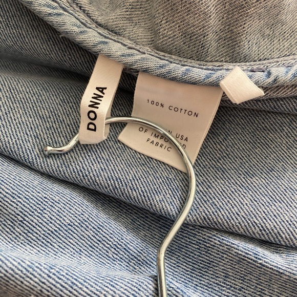 NWOT GRLFRND Donna Trench Denim Jacket in Wanderlust | REVOLVE Size L - Picture 6 of 7